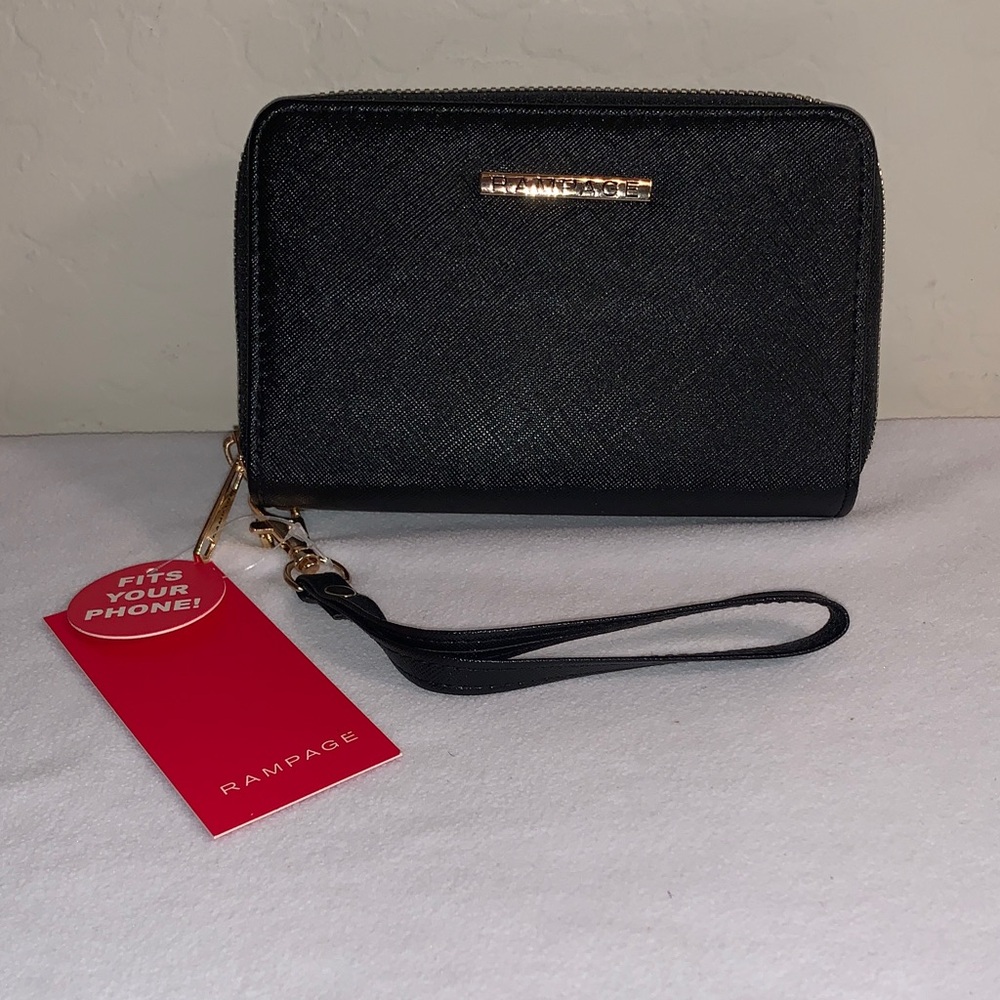 RAMPAGE BRAND NEW WITH TAGS DOULBE ZIPPERED WRISTLET